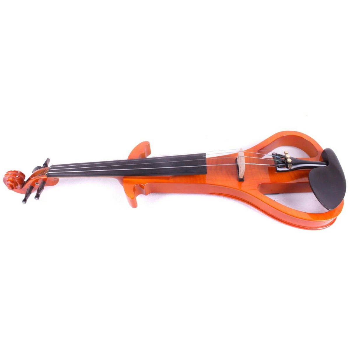Brand New Premium 4 String Electric Violin Silent 4 4 Box Butterfly Color EV3