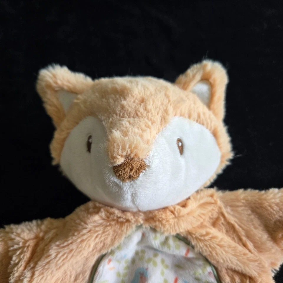 Douglas Baby Lovey 16" Zorro Naranja Peluche Bosque Abrazo Bebé Juguete Orejas Satinadas Foto 2 de 4