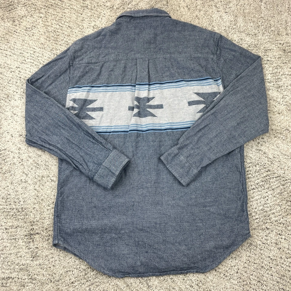 VTG Territory Ahead Shirt Mens Large Flannel Aztec Geometric Southwestern GUC - Image 2 of 4