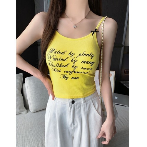 with Chest Pads Beautiful Back Vest Spice Girl Crop Top Short Top Street - Picture 6 of 15