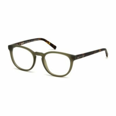 Timberland TB1579 097 Matte Green Round Plastic Eyeglasses Frame 49-19-145 RX A 