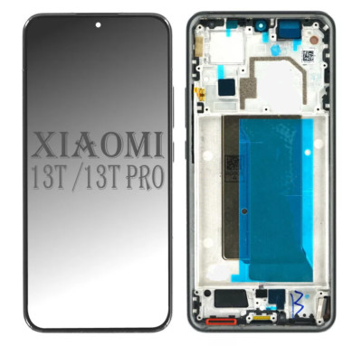 Original Xiaomi 13T  Display Touchscreen Bildschirm Rahmen Blau