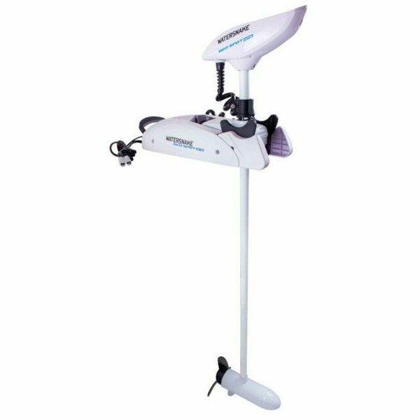Watersnake Geo Spot GPS 65lb Bow Mount Electric Motor White (55313
