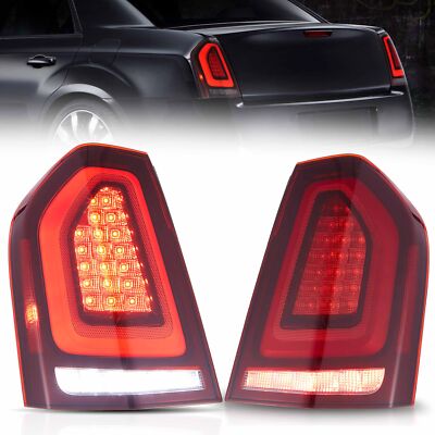 VLAND LED Rückleuchten Rot Für 2011-14 Chrysler 300C Mit Start up Animation