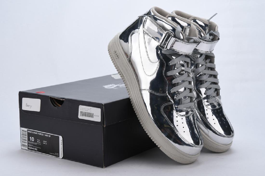 Nike Lunar Force 1 Mid SP Liquid Silver 652849-092 Metallic Nike Lunar Force 1 Mid SP Liquid Silver 652849-092 Metallic