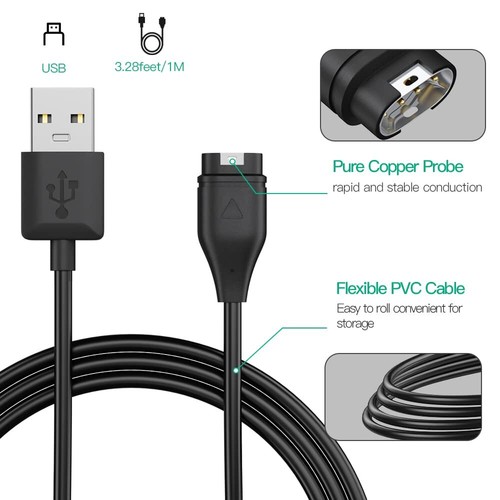 Kabel USB Synchronizacja Kabel ładujący Ładowarka do Garmin Approach S10 S12 S42 S60 S62 - Zdjęcie 8 z 12