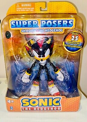  Sonic the Hedgehog: Shadow the Hedgehog 6 Super Posers Action  Figure : Toys & Games