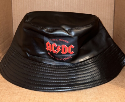 AC/DC BLACK ONE SIZE BUCKET HAT NEW | eBay