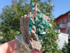 Minerali *** DIOPTASIO VERDE su MATRICE Congo