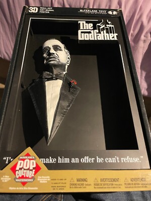 The Godfather Don Corleone 3D Movie Poster Pop Culture Wall Art