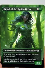 Dryad of the Ilysian Grove Proxy Card with Custom designed art