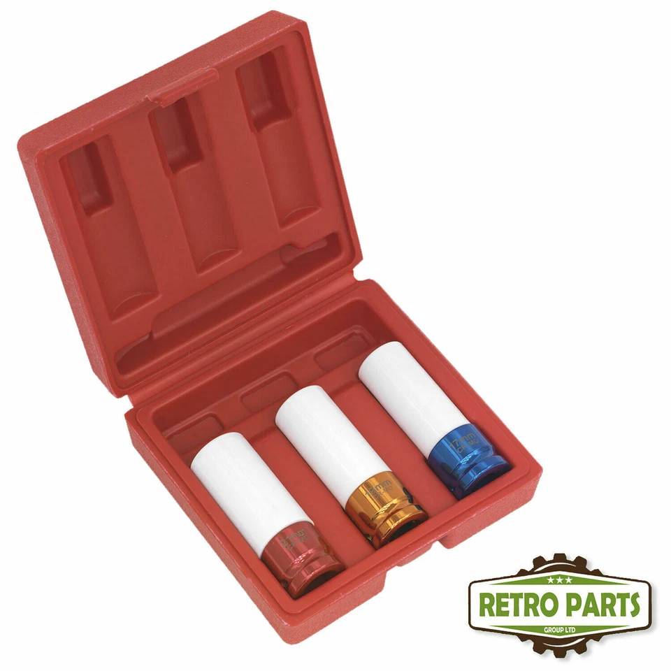 Enchufes de perno de tuerca de rueda y barra de alimentación para juego de pernos profundos Lotus 17-19-21 mm Foto 2 de 4