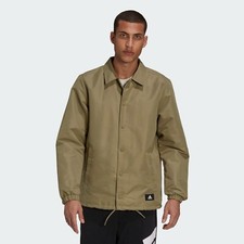 Adidas FUTURE ICONS COACH Water-Resistant JACKET GR4083 US Size M