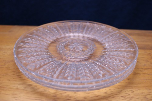 Federal Glass Wheat and Star Bread and Butter Plate Set of 3 Vtg 1930's - Picture 3 of 3