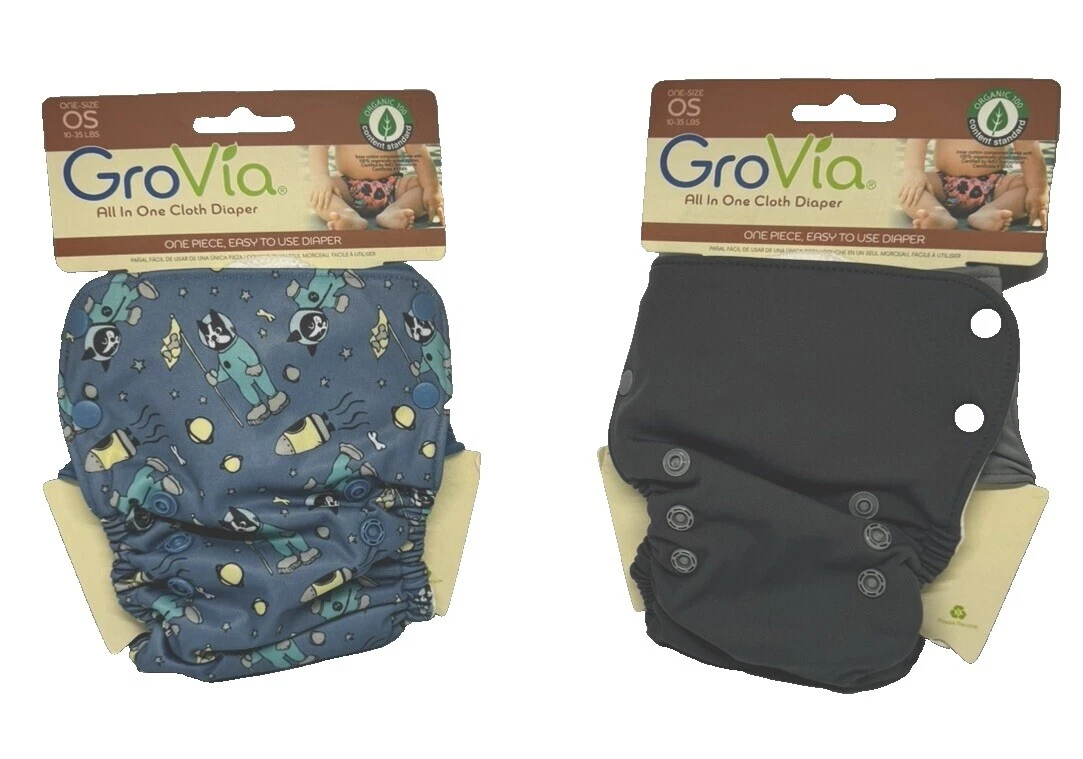 GroVia Multicolor Baby Cloth Diapers