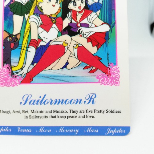127 5 Sailor Warriors Sailor Moon Card Super R S Anime BANDAI NAKAYSHI - Picture 5 of 12