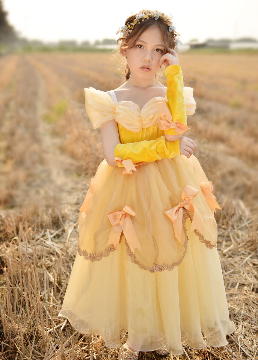 Acessórios de fantasia de princesa para meninas Acessórios de cosplay  Belle, Girls' Costumes (amarelo)