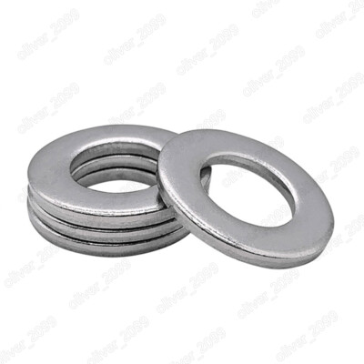 304 Stainless Steel Flat Washers Insulation M1.6 M2 M2.5 M3 M4 M5 M6 M8 M10-M52