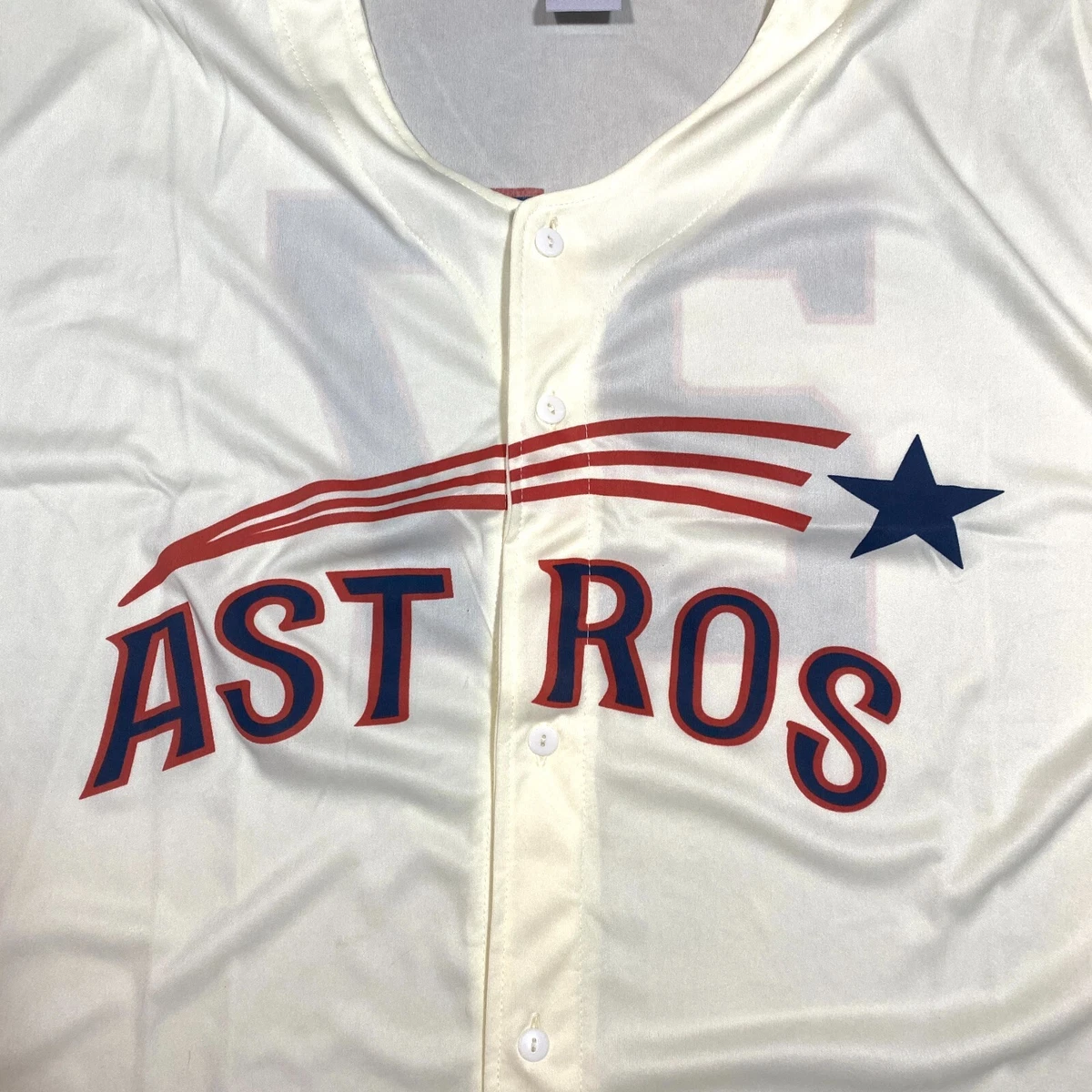 Houston Astros JOSE ALTUVE #27 Throwback Shooting Star Baseball Jersey -  Size XL