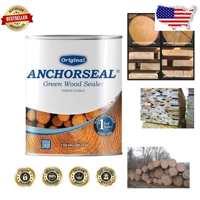 Classic Water-Based End Sealer - Prevents 90% Checking on Hardwood & Softwood