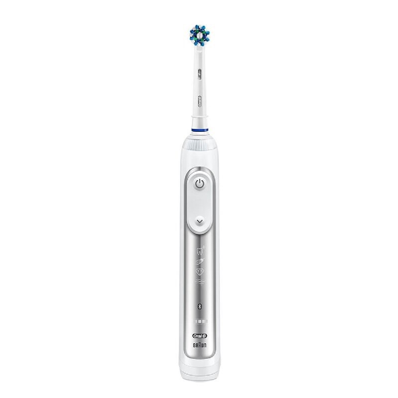 Oral-B Spazzolino Elettrico Genius 8600 Argento - Solo manico + 1 testina