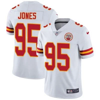 Chris Jones Chiefs Men's Jersey White Men Jersey - All Stitched