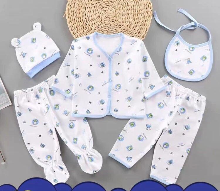 5PCS Newborn Baby Boy Clothes 0-3 Months Baby Outfits Pants Gifts Set New
Opens in a new window or t
