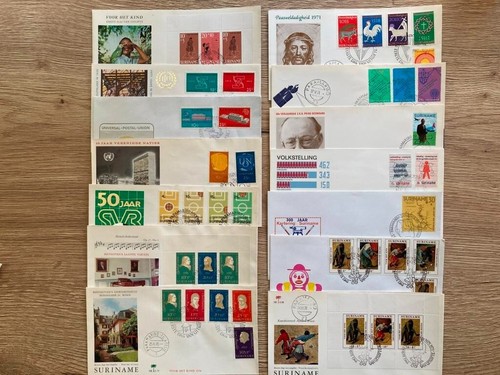 Suriname FDC Collectie 61 Stuks E16-E117 onbeschreven, KOOPJE! - Afbeelding 3 van 5