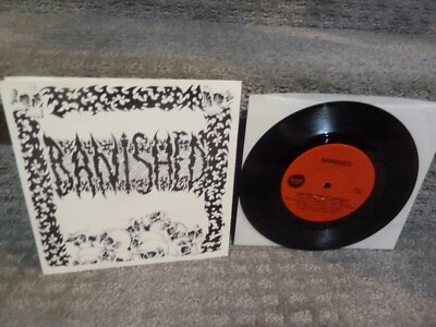 Banished Enter The Confines Altered Minds 7'' 45 rpm vinyl record SUPER RARE