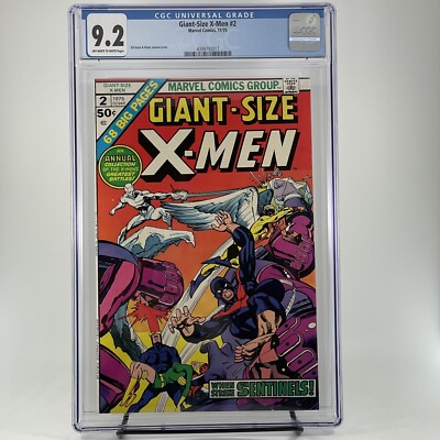 Giant Size X Men 2 CGC 9.2 - 11/1975 - Gil Kane art - FREE SHIPPING