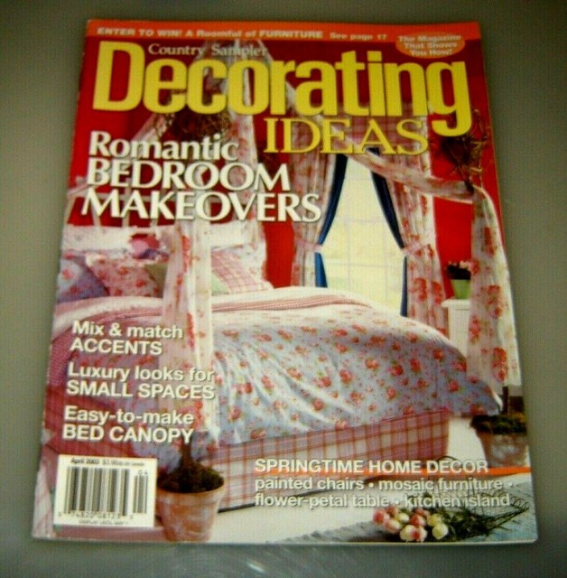 Country Sampler's DECORATING IDEAS MAGAZINE April 2003 eBay