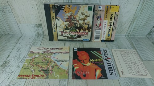 Sega Saturn Terra Fantastica Japanese Version - Sega USED Game - With Obi & Map