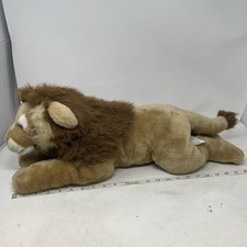 Vintage Animal Alley 22 Lion Plush Stuffed Animal Laying Down