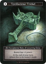 Sorcery Contested Realm - Beta - Foil -Torshammar Trinket