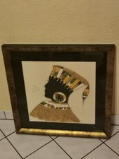 Acrylbild - ORIGINAL! - Kunst Nordafrika, Acrylmalerei AUF Glas, Sign., Gerahmt