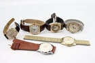 Vintage Mens Mechanical Watches Oris Timex SPARES/REPAIRS x 6