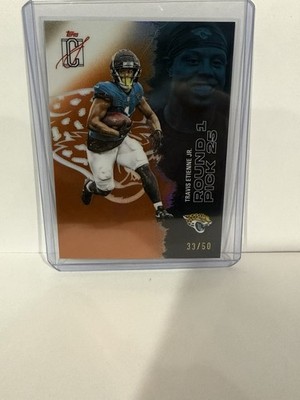 2025 Topps signature class Travis Etienne Jr. Jaguars 33/50