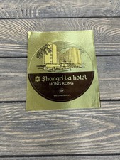 Shangri-La Hotel Hong Kong Vintage Sticker Westin Hotels