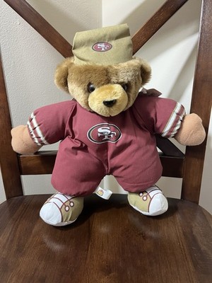 San Francisco 49ers NFL Good Stuff Stuffed Plush Teddy Bear 2000 -w/Tags