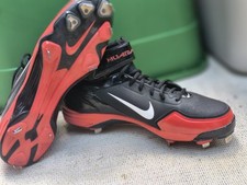 Nike Baseball Cleats Size 15 Red And Black