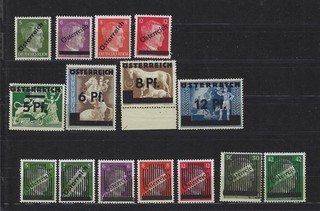 Österreich ANK Nummer 660 663 664 667 668 I 671 672 673 postfrisch