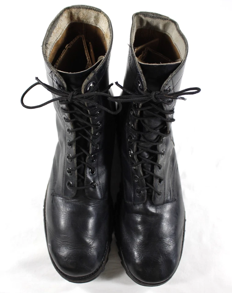 Vintage Nathan Hack Boots Mens 14 Ripple Sole Leather Combat Paratrooper Vietnam - Image 3 of 4