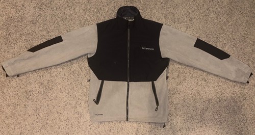 Vintage Men's Columbia Titanium Interchange Full Zip Fleece Jacket (Size Medium)