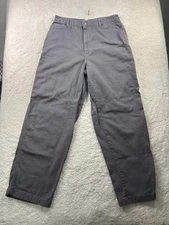 1980 s Womens Vintage Gitano Gray Carpenter Jeans Size 16 Baggy Skater Boho