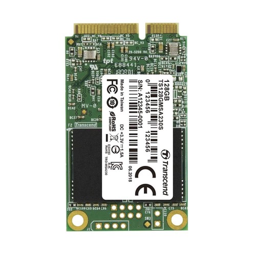 Transcend MSA230S 128 GB SATA III 6 Gb/s mSATA Internal Solid State Drive (SSD)