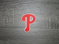 Philadelphia Phillies Red P Embroidered Iron On Patch 2.25" x 3"