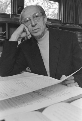 American composer conductor Aaron Copland host of the televised Yo- Old Photo