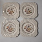 Set Of 4 Vintage Grantham  5477 By Royal Doulton Bread Plates Square 7.75"