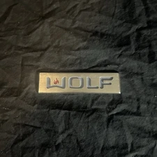 Wolf Range Stove  Oven | OEM | 815575 | Adhesive Emblem Placard Logo Brand New