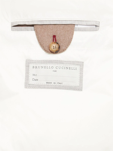 BRUNELLO CUCINELLI Beige Wool Vest New & Authentic - Picture 3 of 4
